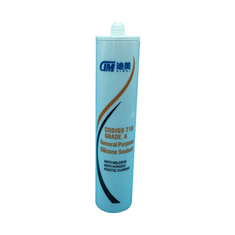 300ml PP PE plastic empty tube bottle for silicone sealant caulking