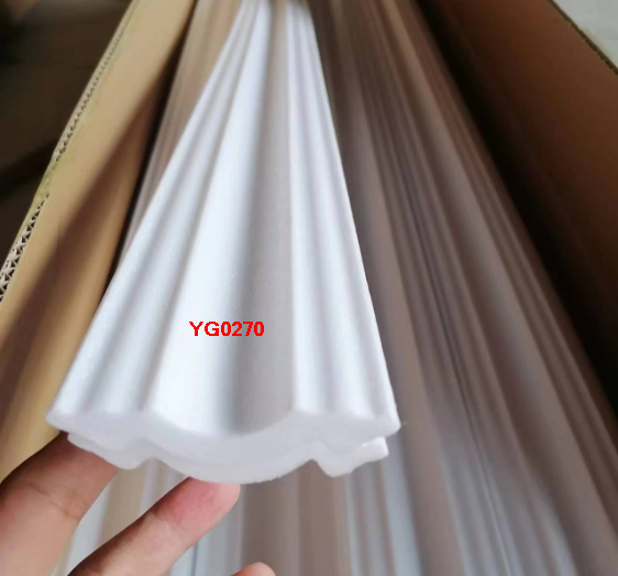 Strong and Durable XPS Polystyrene Cornice Molding for Interior wall and roof moldings,