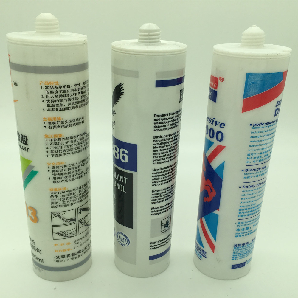 High Performance Construction Hybrid MS Polymer Adhesive Sikaflex Bostik All Purpose Heavy Duty Cartridge Sausage Joint Sealant