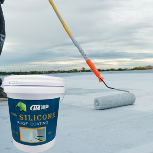 Liquid silicone roof sealer spray waterproof coating for leak roof repair