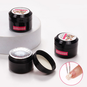 8ml Metal Jewelry Soak Off Stuck Drill Glue Sticky Diamond Nail UV Gel Decoration Adhesive Rhinestone Nail Glue