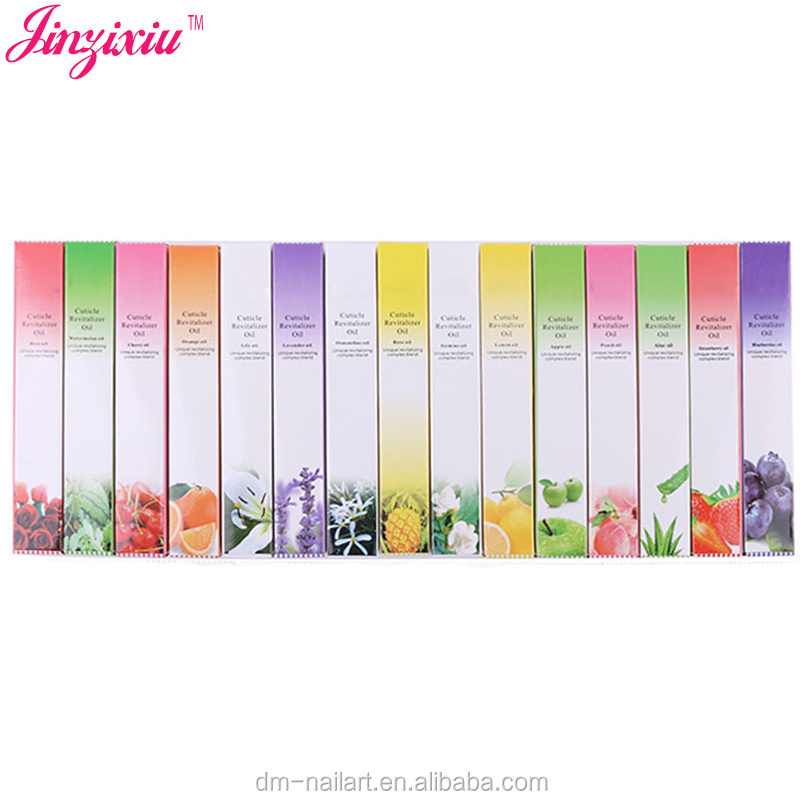 15 Kinds Of Flavors Cuticle Revitalizer Oil Pen Manicure Soften Brush Cuticle Revitalizer Oil Pen Nail Art Treatment Pen