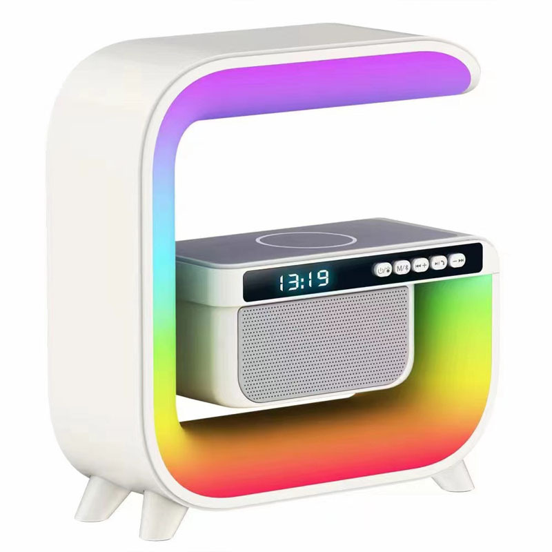 Big G Bluetooth Speaker Multi-functional Mobile Phone Wireless Fast Charging Three-in-one Atmosphere Light USB DC Plastic OEM