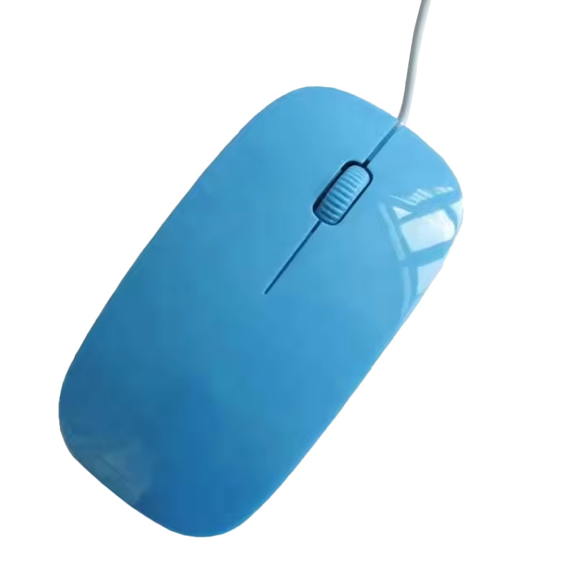 Good Quality Mini Usb Flat Mouse Slim Mouse Wired Optical Mice Pc Computer and LaptopsAccessories 1.2m Cable 3D mouse