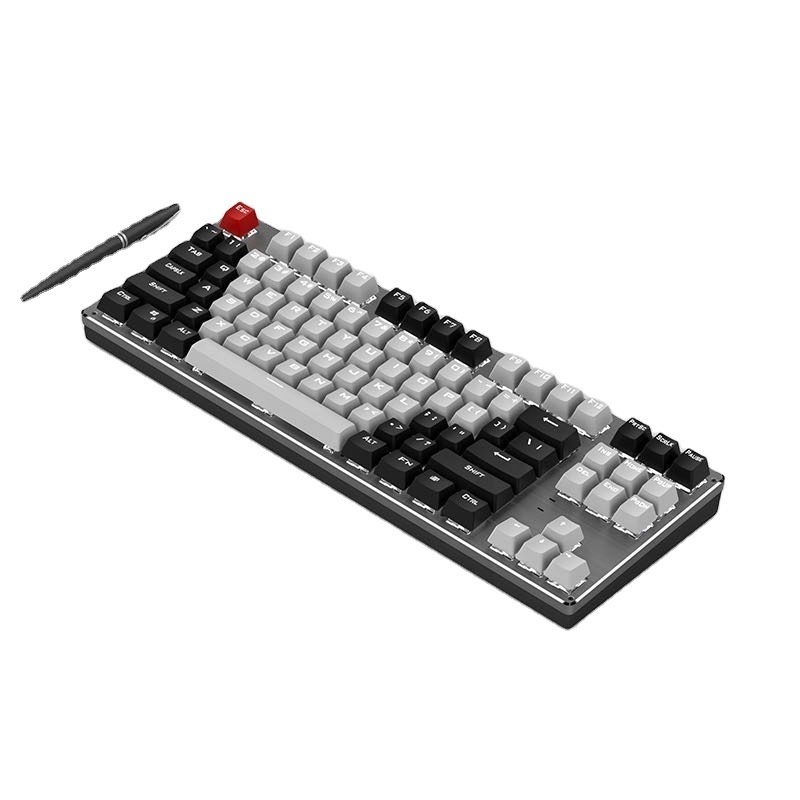 87Keys Keyboard  Outemu Switch 3modes 2.4G BT BT5.0 Wireless Mechanical Keyboard Gaming Keyboard and Mouse Combo