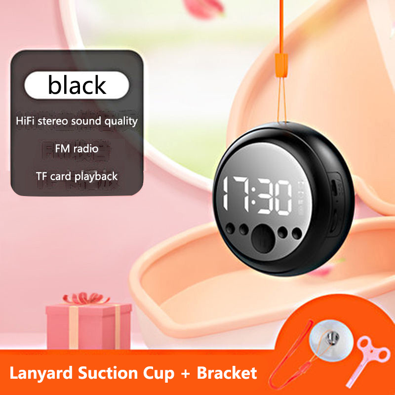 Smart Bluetooth Audio Portable Mini Student Net Red Multi-function Electronic Alarm Clock Large Volume Card Subwoofer