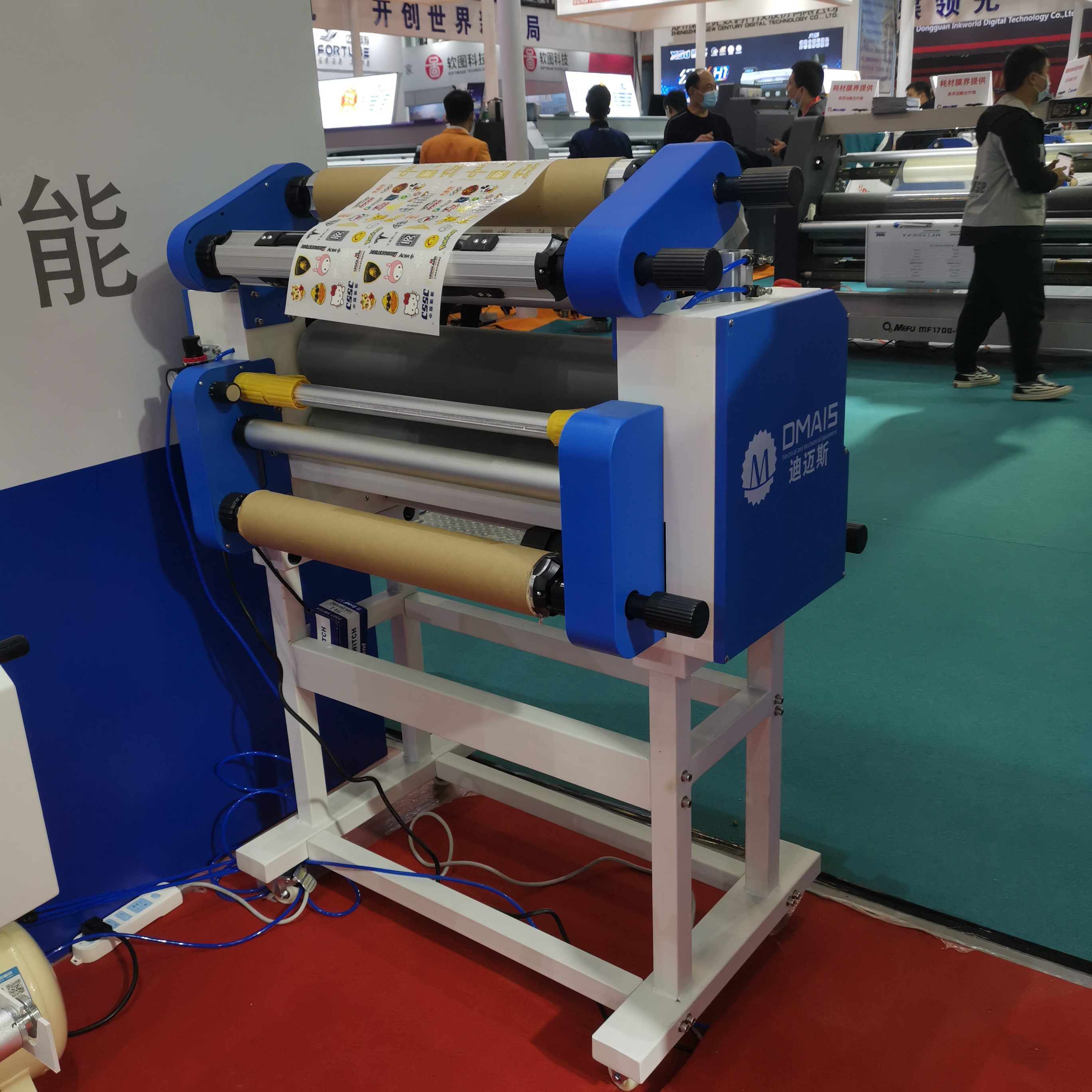 DMAIS 650mm DTF Roll to Roll Coating Laminating Machinery Vinyl Lamination Machine  Hot and Cold Automatic Laminator