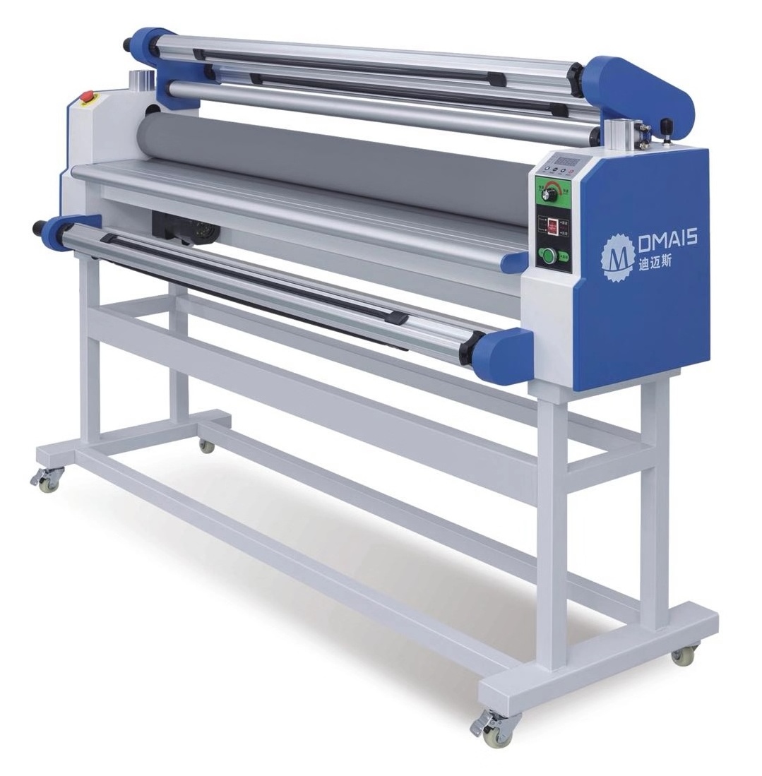 Guangzhou New Automatic Hot & Cold adhesive Vinyl Large Format Roll To Roll Lamination Machine Laminator