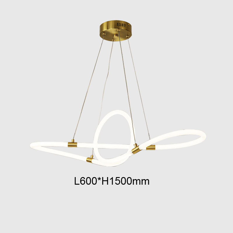 2022 Gold Popular Design Glass 50w Bright Led Kitchen Ceiling Pendant Hanging Lights For Living Room