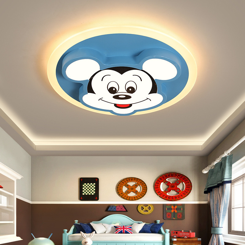 2024 Cartoon Creative Bedroom Kids Surface Mounted Led Ceiling Light For Home Decor