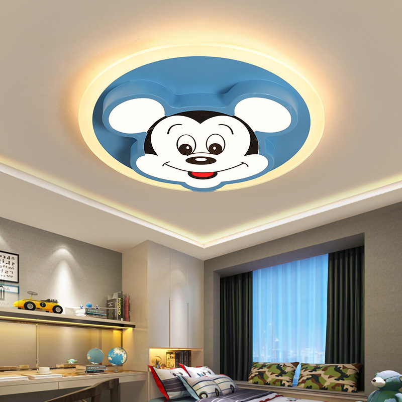 2024 Cartoon Creative Bedroom Kids Surface Mounted Led Ceiling Light For Home Decor