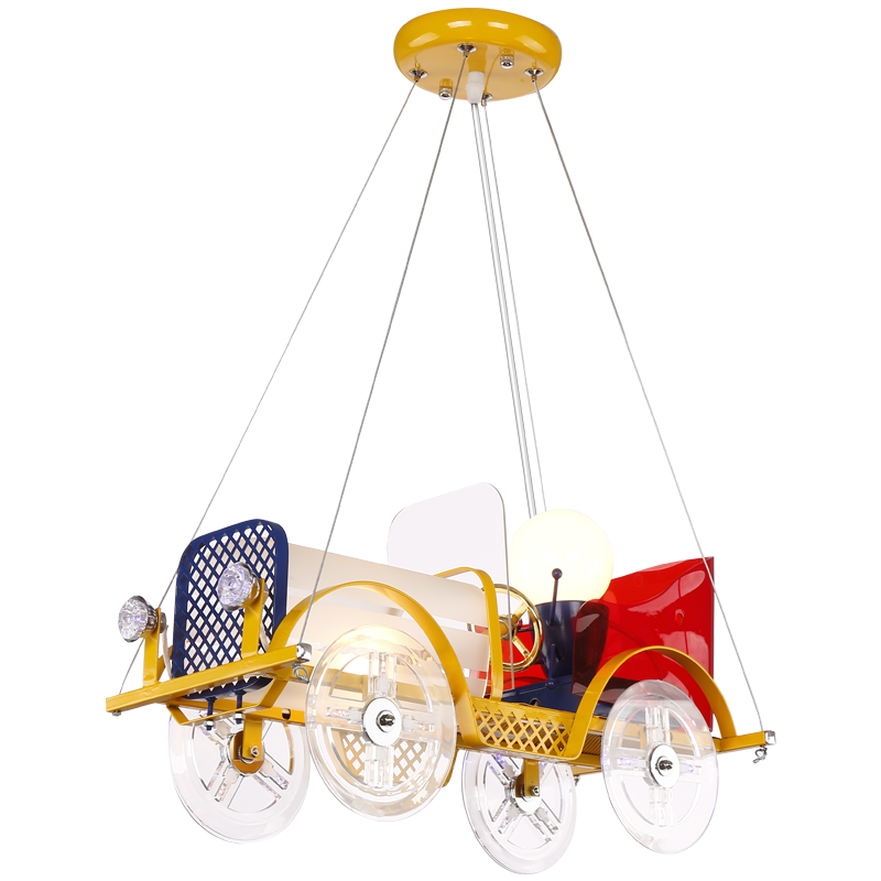 2024 New Color Locomotive Modern Ceiling Lamp Room Bedroom Nursery Led Lights For Children