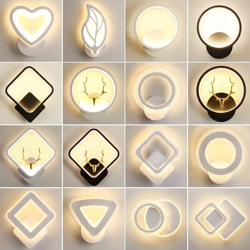 2024 Decoration Interior Wall Lights Indoor Lampen Modern Bedroom Wall Sconce Led Wall Lamps For Hotel