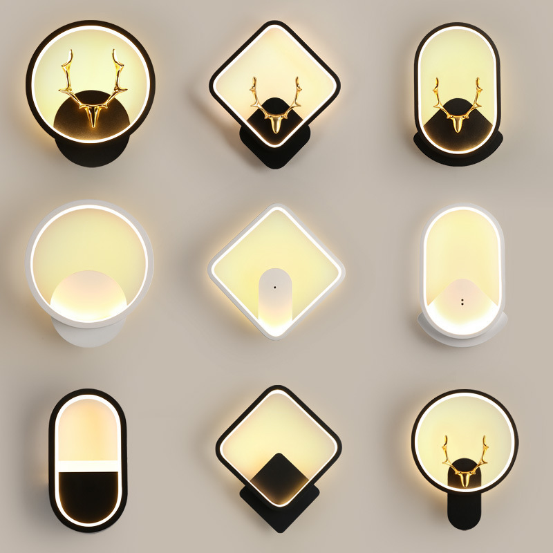 2024 Decoration Interior Wall Lights Indoor Lampen Modern Bedroom Wall Sconce Led Wall Lamps For Hotel