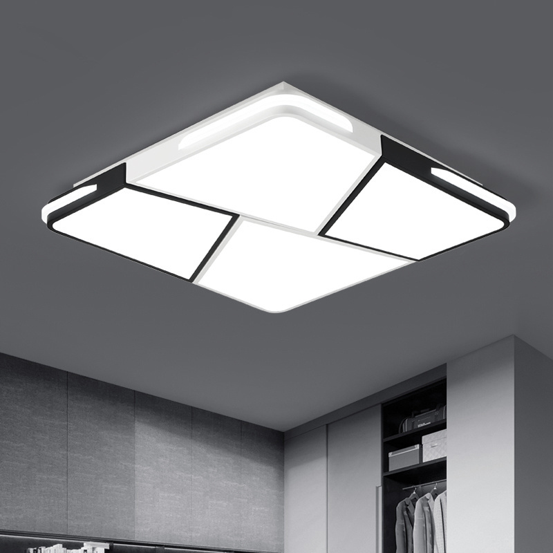 68w Modern Square Simple Home Office Designers Led Ceiling Hanging Lights Fixture