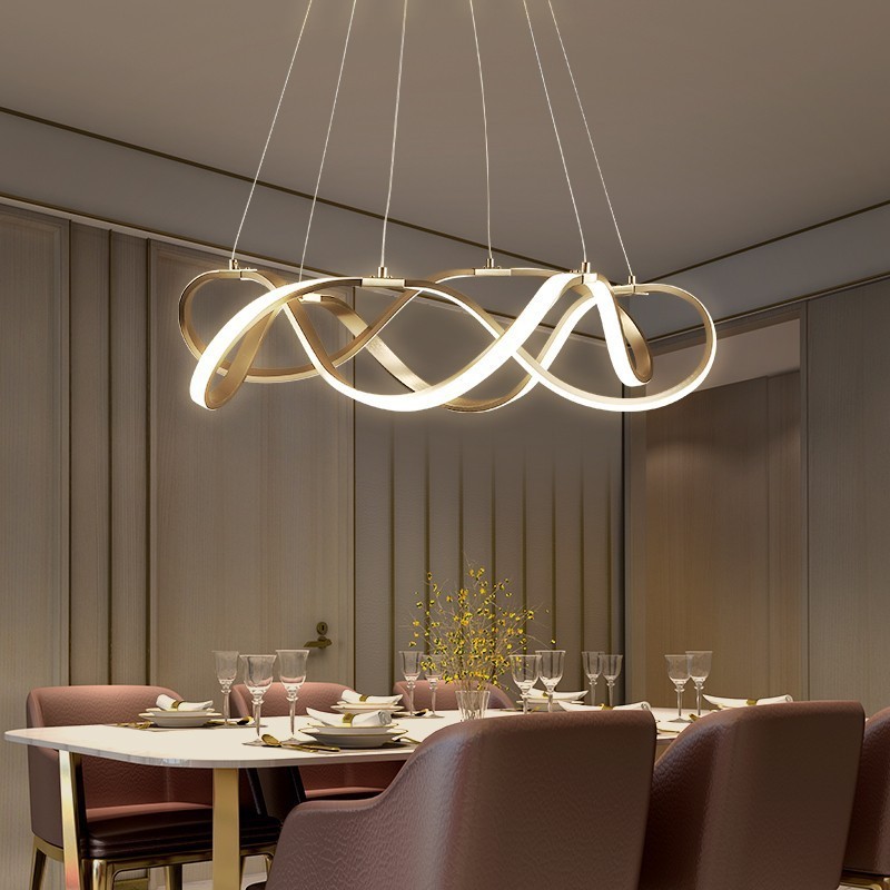 Modern Bedroom Living Room Restaurant Hanging Luxury Led Lights Decorative Pendant Lighting Chandelier