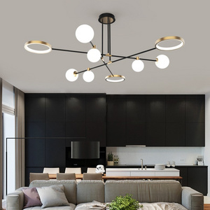 2023 Nordic Living Room Geometry Home Decorative Lamp Led Flush Mount Ceiling Light For Home