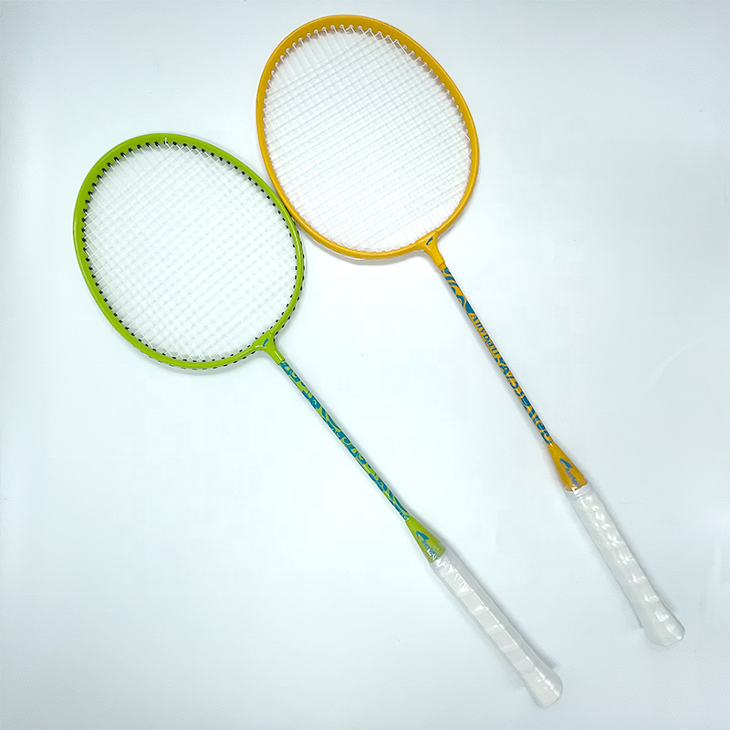 Wholesale High Quality Durable Badminton Racket Single Piece Most Durable Aluminum Racket with PU Grip Sale