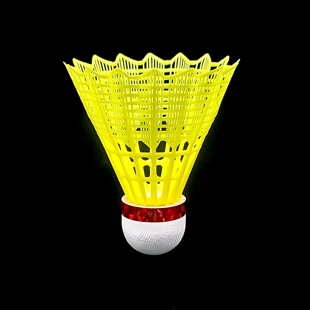 Factory Nylon Badminton Shuttles High Speed Training Balls Shuttlecock White and Yellow Stable and Sturdy for Outdoor Indoor