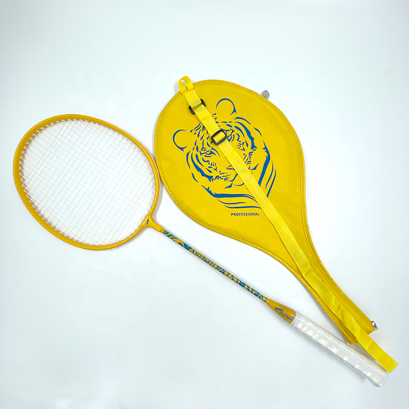 Wholesale High Quality Durable Badminton Racket Single Piece Most Durable Aluminum Racket with PU Grip Sale