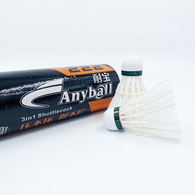 Anyball shuttlecock 222 shuttlecock 222 hybrid badminton shuttlecock for  malaysia