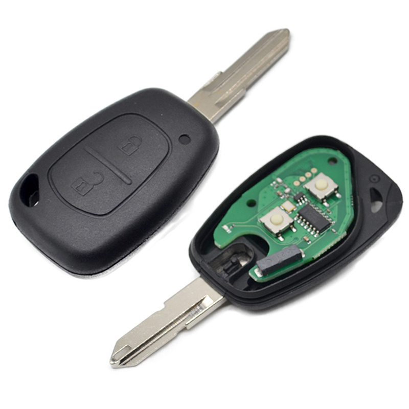 Remote key fob NE73/VAC102 key blade 2buttons 433Mhz ID46 Chip for Renault Kangoo Traffic Master Vivaro Movano car key