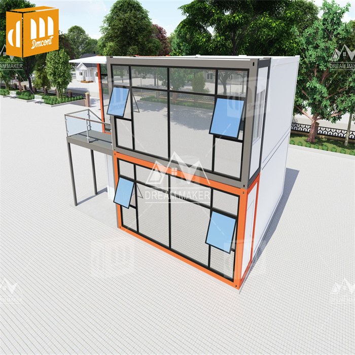 Dreammaker Portable Detachable Prefab Outdoor Luxury Store Container Salon Houses Mobile Movable Flat Pack Container With Toilet