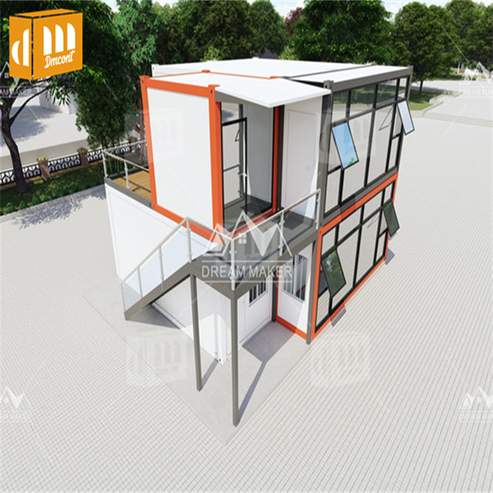 Dreammaker Portable Detachable Prefab Outdoor Luxury Store Container Salon Houses Mobile Movable Flat Pack Container With Toilet