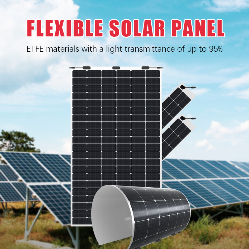 Factory Wholesale 60w 100w 150w 200w 300w 400w High-Efficiency Module Mono ETFE Solar Cells Flexible Solar Panel