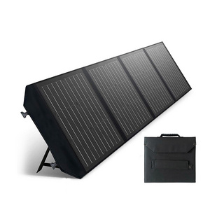 Portable Light Weight 200W 120W 100W 60W Flexible Fabric with USB Foldable Solar Panels Kit for Camping Outdoor Charger