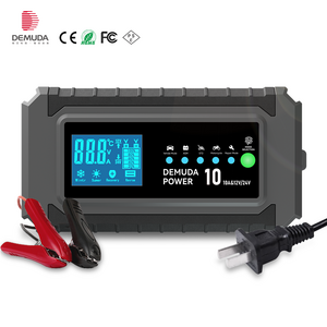 Pulse Repair Maintainer Lead Acid Intelligent Vehicle Motorcycle Auto 12V 24V 10A Portable Car Battery Charger