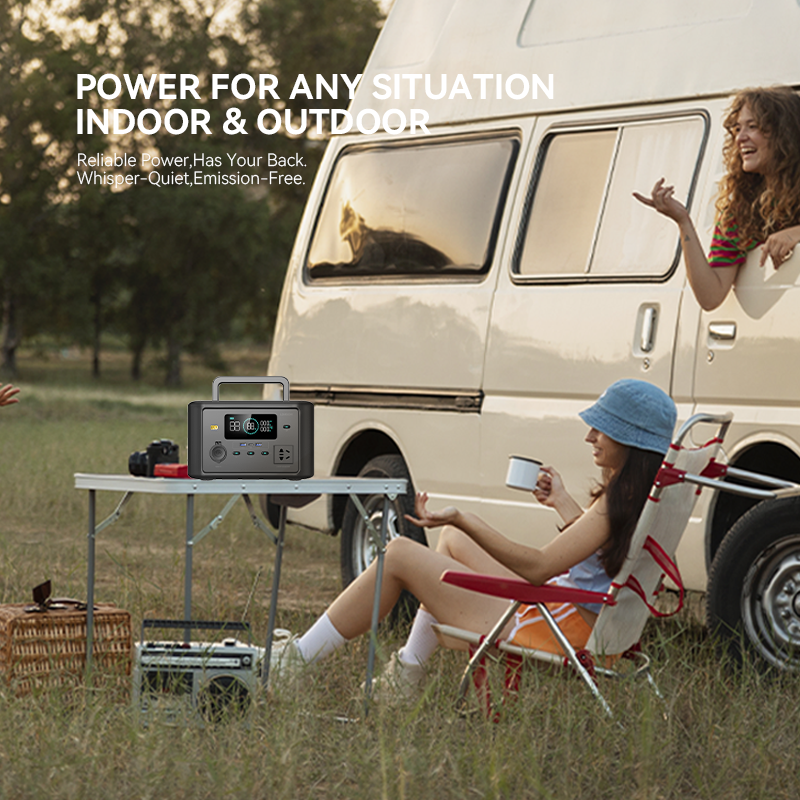 Rechargeable Electric Charging 300w Portable Power Station Generator with Pure Sine Wave 110V 220v AC USB C for Outdoors Home