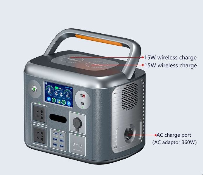 Huge Capacity LFP cell 1500W Solar Generator Inverter Energy Storage Power Backups Supply 110V 220V Portable Power Station