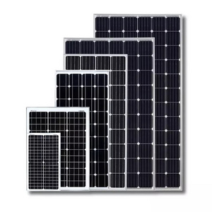 12V 10W 20W 25W 30W 40W 50W 60W 100W 100watt 150W Small Micro Mini Mono Photovoltaic PV Modules Monocrystalline Solar Panel