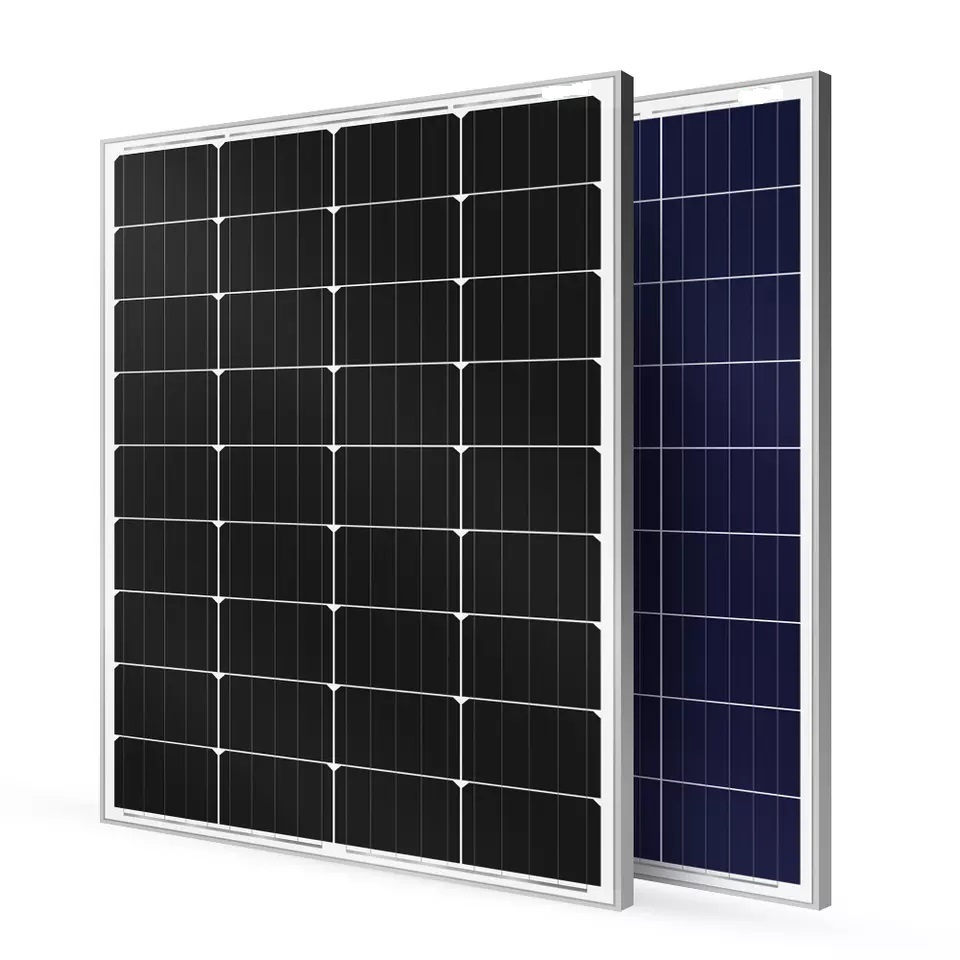 Camping Portable 12V 10w 20w 30w 40w 50W Small Micro Mini Mono Solar Panels  Photovoltaic PV Modules Monocrystalline Solar Panel