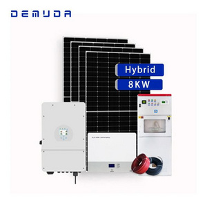 3kw 5kW 8kW 10kw 30kw 50kw Off Grid Hybrid complete with Panels Solar energy power System electric fence photovoltaic system kit