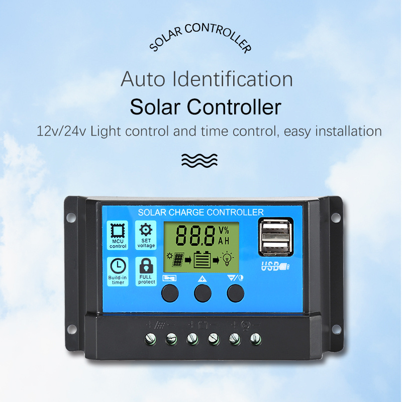 DEMUDA Wholesale 10A Battery Controller 10W 20W 30W Waterproof Monocrystalline Mono Solar Panel Kit for Off Grid Solar System