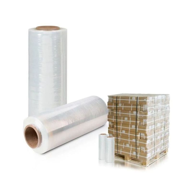 Cargo Pack Roll Polyethylene Clear Plastic Lldpe Packaging Pallet Wrap Shrink Wrapping film