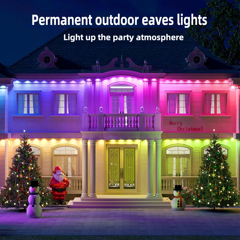 New Outdoor Waterproof Roof Eaves Light LED Christmas Decoration Permanent Indoor Outdoor Ambient Light