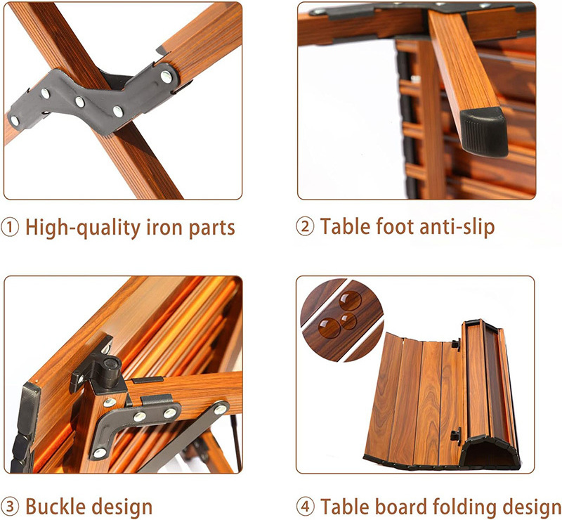 Modern Aluminum Portable Outdoor Camping Kitchen With Folding Table  Easy-to-Assemble & Waterproof for Camping & Picnics