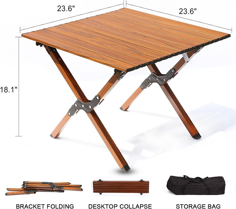 Modern Aluminum Portable Outdoor Camping Kitchen With Folding Table  Easy-to-Assemble & Waterproof for Camping & Picnics