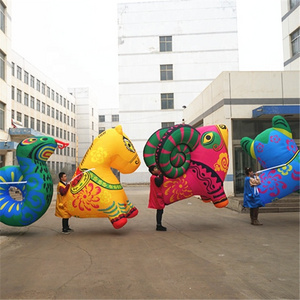 Custom Made large inflatable snake/giant inflatable dog promotional Costume inflatable horse For city Parade Events Decoration