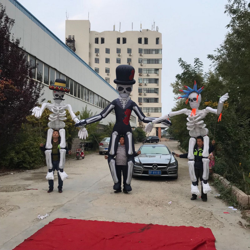 inflatable Halloween decormonster puppet,Human skeleton inflatable costume for advertising inflatable