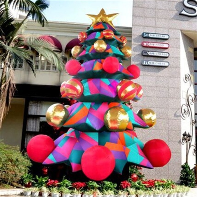 TOP !!Christmas Decoration Inflatable Xmas Tree with gift decoration / LED Christmas house