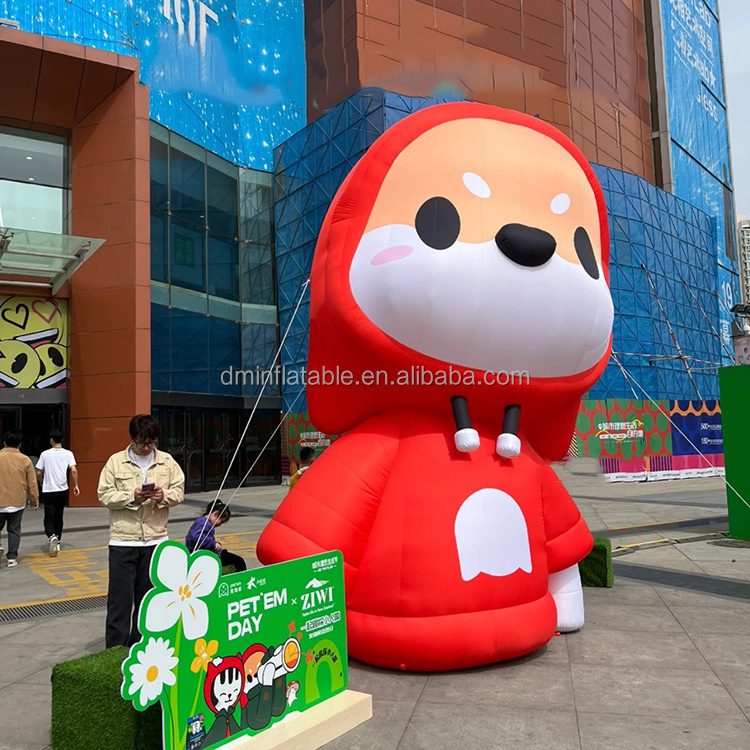 Outdoor advertising inflatable animal cartoon, inflatable dog for promotion events