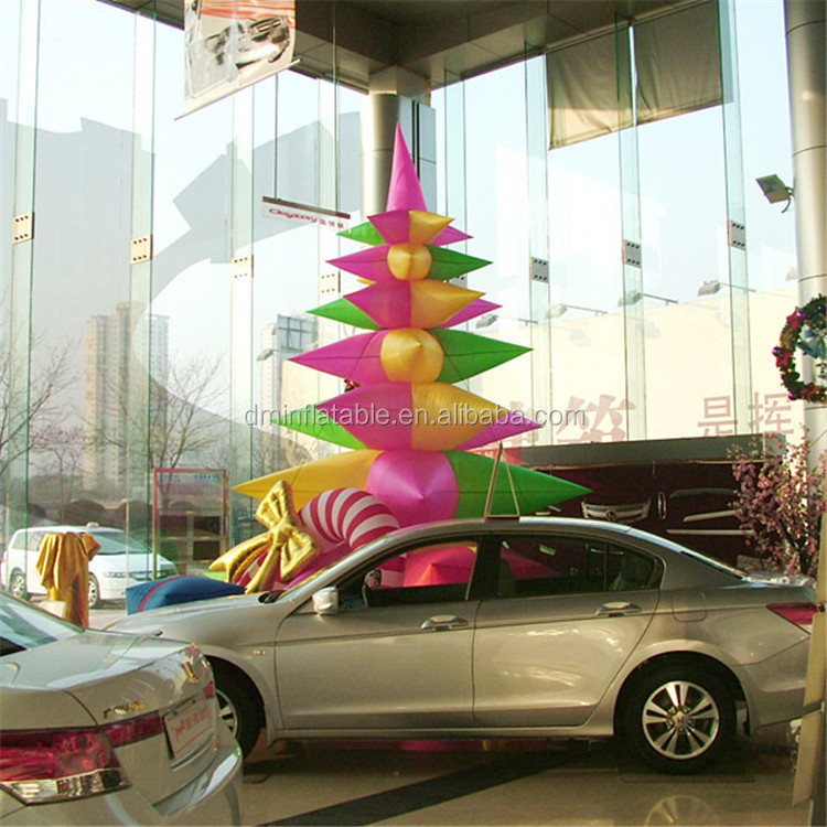 TOP !!Christmas Decoration Inflatable Xmas Tree with gift decoration / LED Christmas house