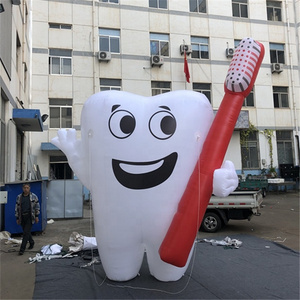 Hot sale inflatable tooth, giant inflatable toothbrush, inflatable tooth balloon for advertising