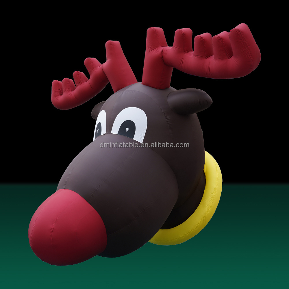 Christmas decorations holiday decor inflatable deer head for Outdoors Promotion