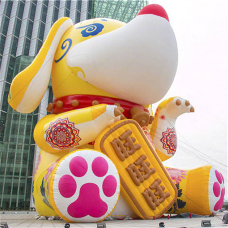 Outdoor advertising inflatable animal cartoon, inflatable dog for promotion events