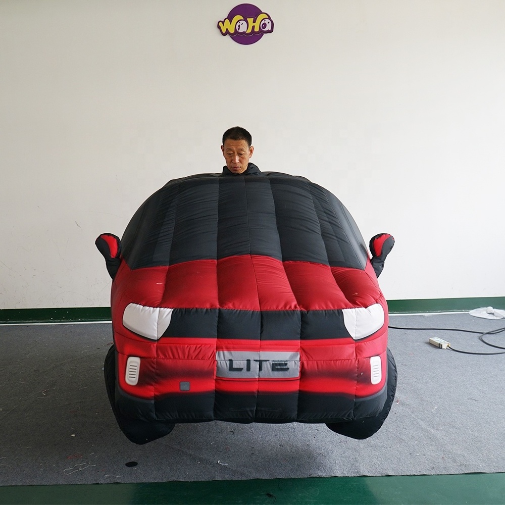 funny carnival parade inflatable walking classic cars popular sale inflatable jeep car costume , advertising funny costume car